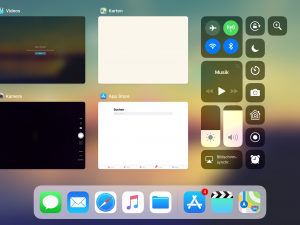 Kontrollzentrum iOS 11 iPad
