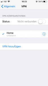 VPN iOS 11