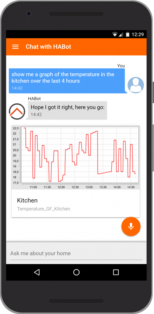 OpenHab HABot Chatbot Conversational User Interface