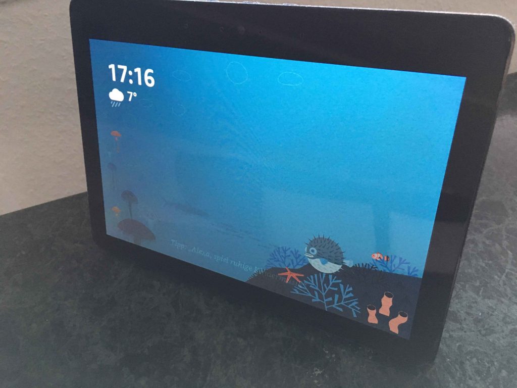 Amazon Echo Show Vorderseite Touchdisplay