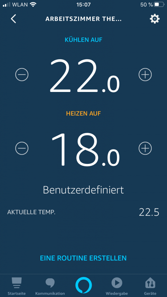 Amazon Echo Thermostat