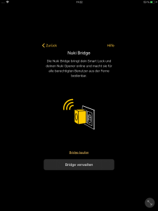 Nuki Bridge einrichten