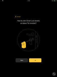 Nuki App Einrichtung