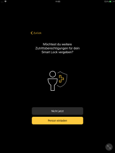 Nuki Zutrittsberechtigung