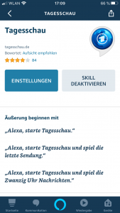 Amazon Echo Tagesschau Skill