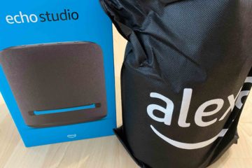 Echo Studio mit Verpackung