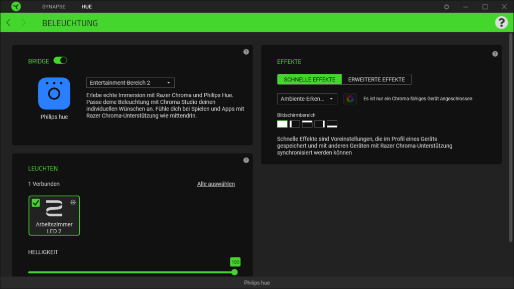 Razer Ambilight am PC