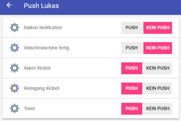 Push Notifications individualisieren