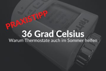 Thermostate im Sommer