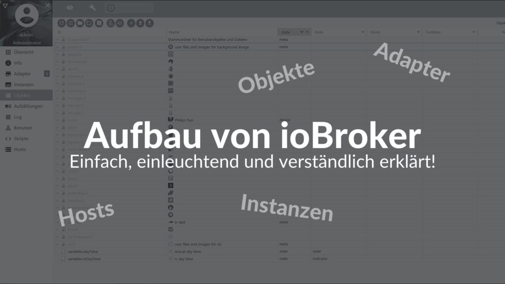 Aufbau von ioBroker - einfach erklärt