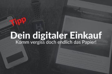 Einkauf digitalisieren - Einkaufszettel Smartphone Amazon Echo - Digitaler Einkaufszettel