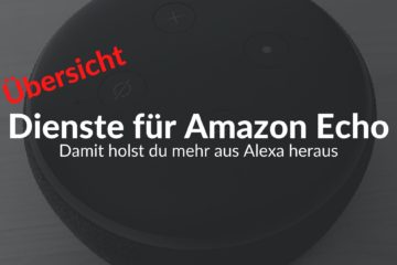 Dienste für den Amazon Echo