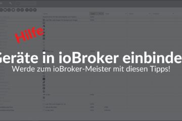 Geräte in ioBroker einbinden