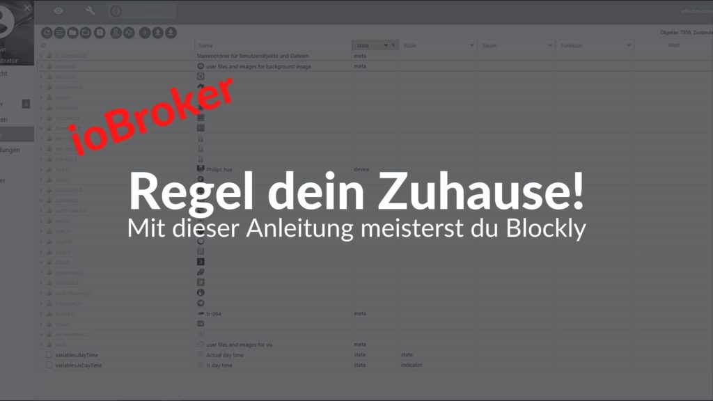 Regeln mit ioBroker erstellen