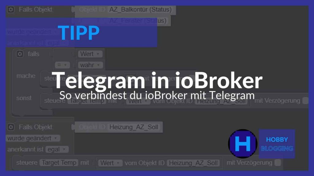 Telegram in ioBroker nutzen