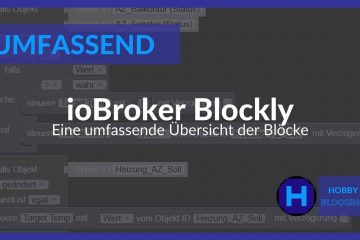 ioBroker Blockly Übersicht der Blöcke