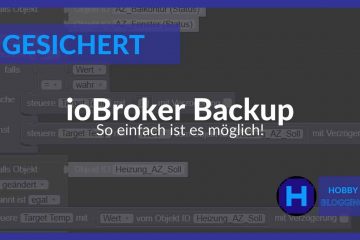 ioBroker Backup erstellen