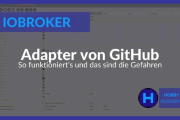 ioBroker Adapter von GitHub installieren