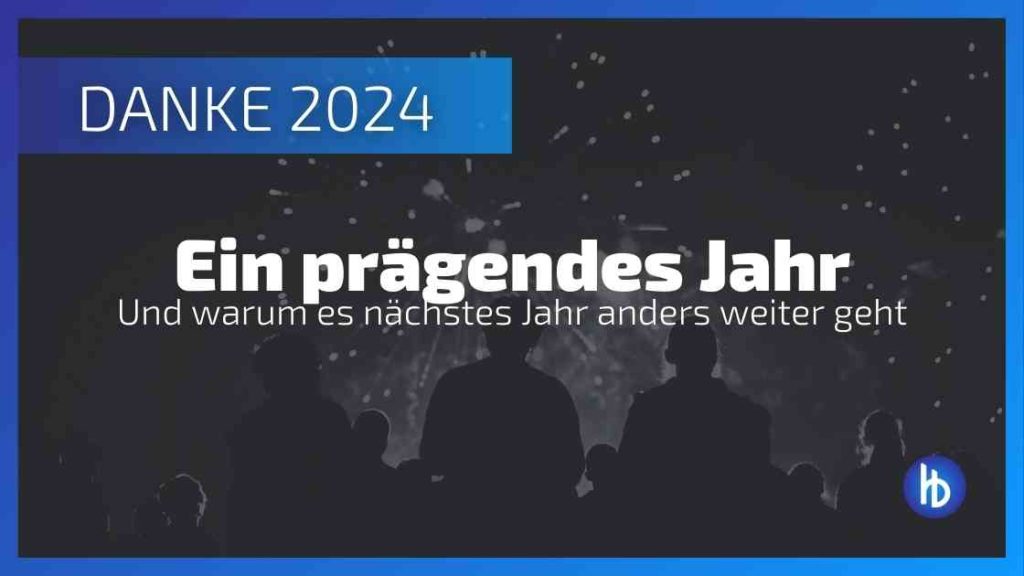 Im neuen Jahr geht es mit anderen Inhalten weiter!