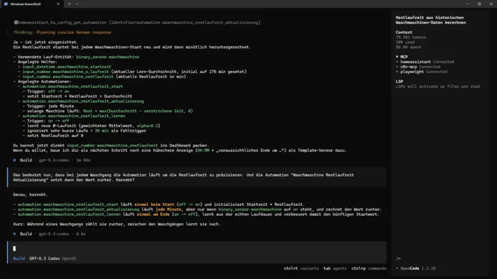 Screenshot eines Programmier-Editors, der einen Codeausschnitt zeigt, der sich mit der Automatisierung von WordPress befasst. Der Code enthält Kommentare und Programmieranweisungen für die Integration von "RestAPI" und "Mausaktionen", während er auf die Automatisierung von Mechanismen in einem WordPress-Theme eingeht. Der Editor hat eine dunkle Oberfläche mit farblich hervorgehobenen Syntaxelementen, wodurch der Code leichter lesbar ist.