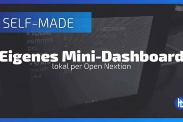 Ein selbstgemachtes Mini-Dashboard, das lokale Daten mithilfe von Open Nextion anzeigt, beleuchtet die Funktionen wie „Heute“ und „Gestern“ sowie Statistiken für den Monat und das Jahr, präsentiert auf einem modernen, minimalistischen Bildschirm mit klar lesbarer Schrift.