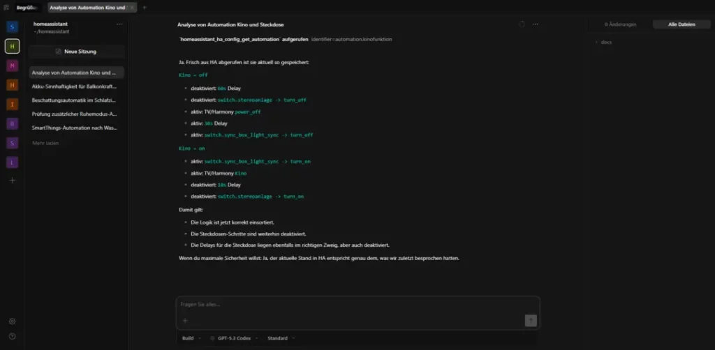 Screenshot einer Analyse zur Automatisierung von E-Mails und Slack-Nachrichten, in dem verschiedene Einstellungen und Parameter aufgelistet sind, einschließlich Tabellen, die wichtige Funktionen wie "Delay" und "turn_off" darstellen, sowie spezifische Anweisungen zur Implementierung dieser Automatisierungen.